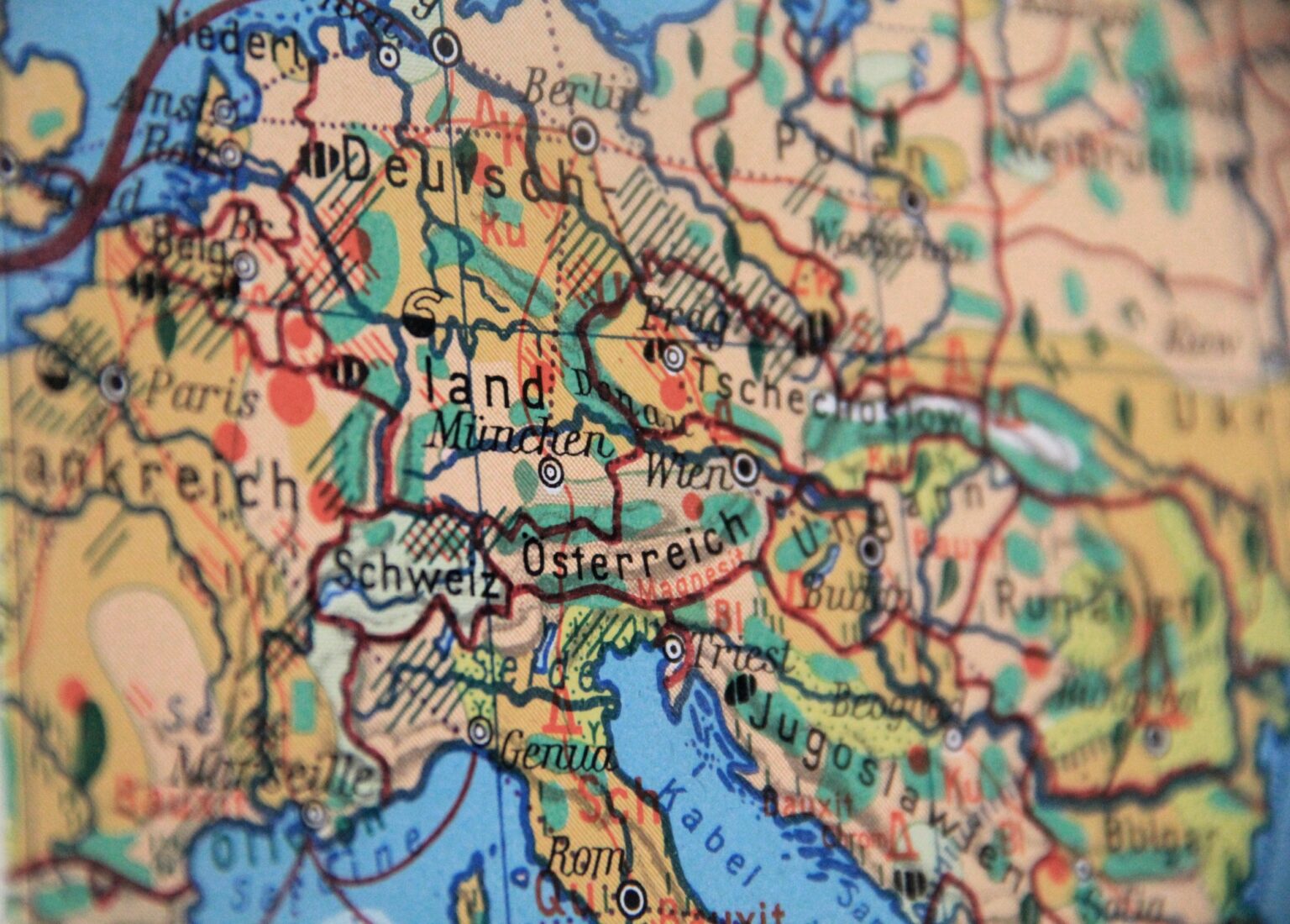 Niemcy, mapa, Europa