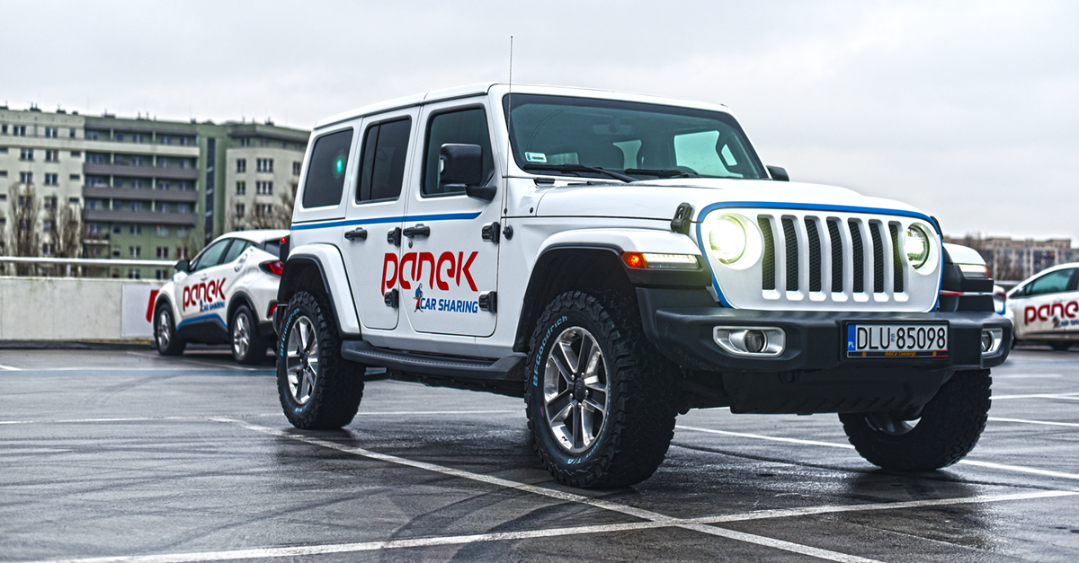 Panek, Jeep, car sharing