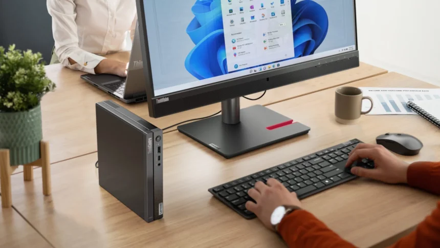 02 Thinkcentre Neo 50q Still Life Minimal Desk with Talent jpg