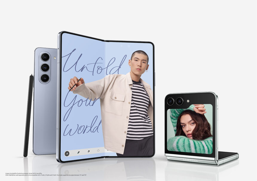 001 galaxy zflip5 zfold5 press release