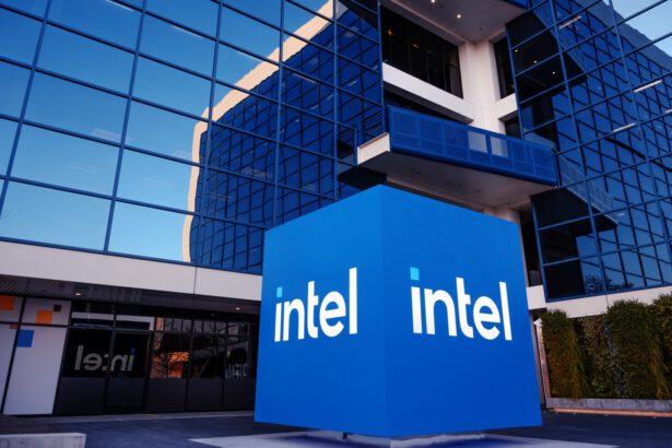 Intel, logo, siedziba