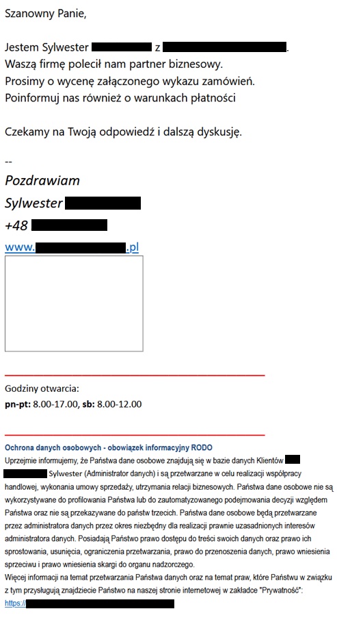 Cyberataki w Polsce, spam
