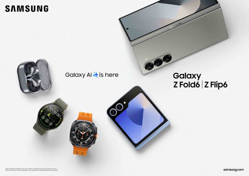 Samsung rozwija segment składanych smartfonów. Firma zaprezentowała Z Flip 6, Galaxy Z Fold 6 oraz urządzenia wearables