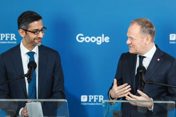 Google, Sundar Pichai, Donald Tusk