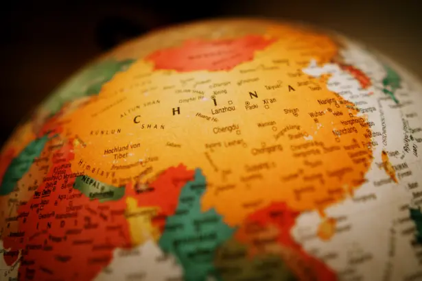 Chiny, mapa